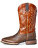 Image #2 - Ariat Men's Hybrid Big Boy Western Work Boots - Square Toe, Brown, hi-res