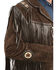 Scully Men's Hand Laced Bead Trim Coat, Brown, hi-res