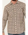 Image #3 - Cody James Men's FR Midweight Plaid Print Long Sleeve Pearl Snap Work Shirt, Rust Copper, hi-res
