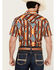 Image #4 - Rock & Roll Denim Men's Southwestern Print Short Sleeve Snap Stretch Western Shirt, , hi-res