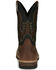 Image #5 - Justin Men's Stampede Bolt Pull On Western Work Boots - Nano Composite Toe, Brown, hi-res