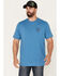 Brothers & Sons Men's Logo Graphic Short Sleeve T-Shirt, Blue, hi-res