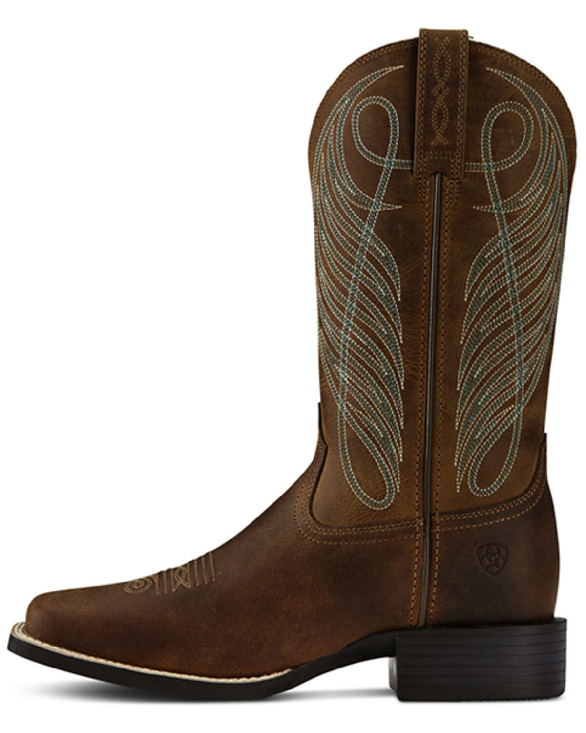Image #2 - Ariat Women's Round Up Western Boots - Square Toe, Brown, hi-res