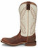 Image #3 - Tony Lama Men's Antonio Western Boots - Broad Square Toe, Brown, hi-res