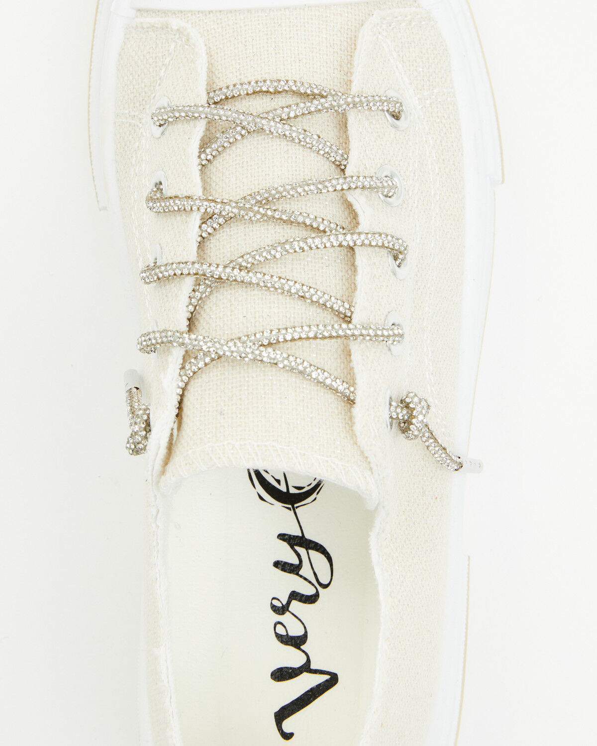 Image #6 - Very G Women's Aman Sparkle Casual Sneakers, Natural, hi-res