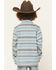 Image #4 - Cowboy Hardware Boys' Serape Striped Print 1/4 Zip Pullover, Multi, hi-res