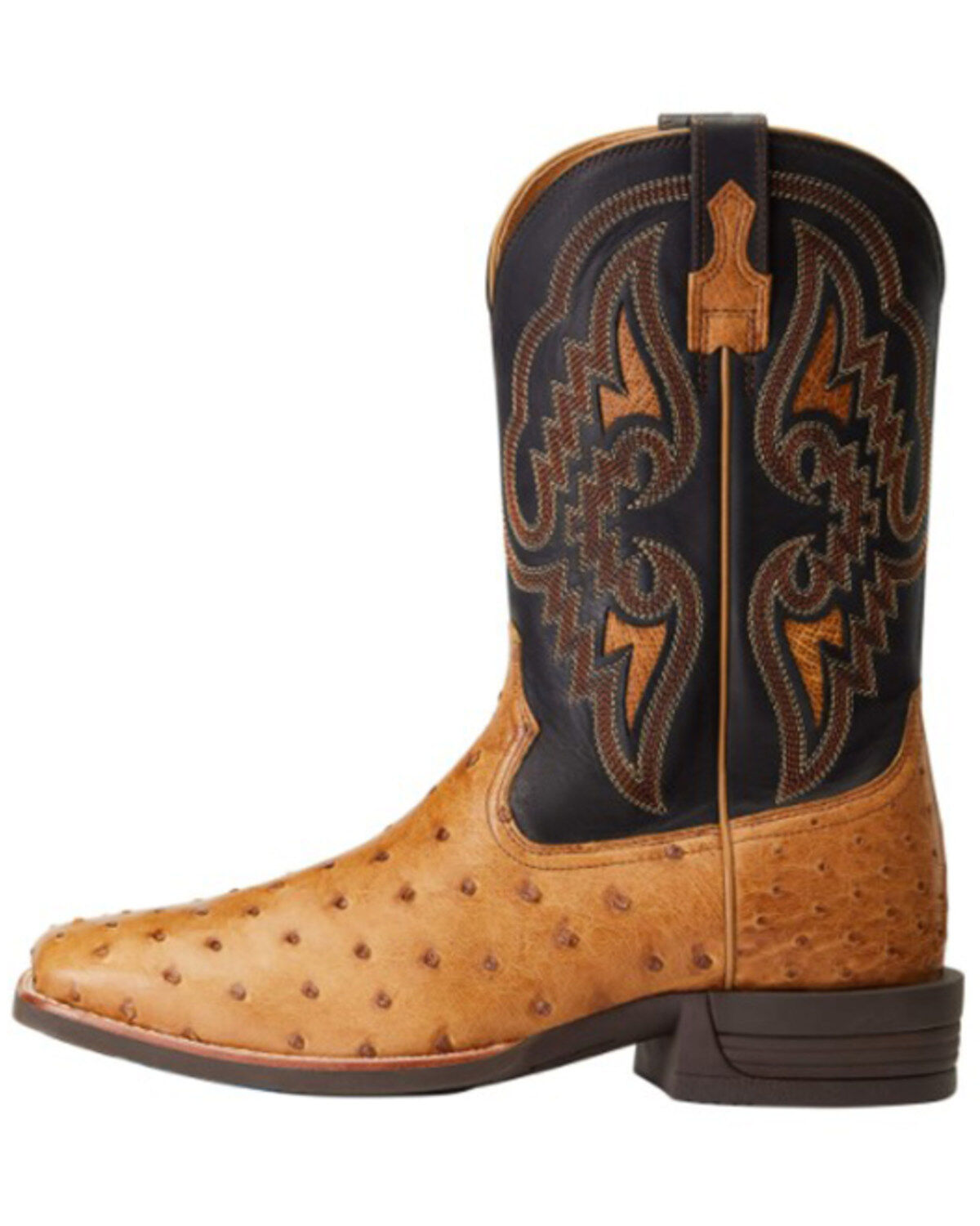 Ariat Men's Dagger Full-Quill Ostrich Exotic Western Boots - Broad