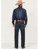 Image #3 - Cinch Men's Grant Dark Wash Relaxed Bootcut Stretch Denim Jeans, Indigo, hi-res