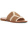 Image #1 - Frye Women's Ava Crochet Slide Sandals, Brown, hi-res
