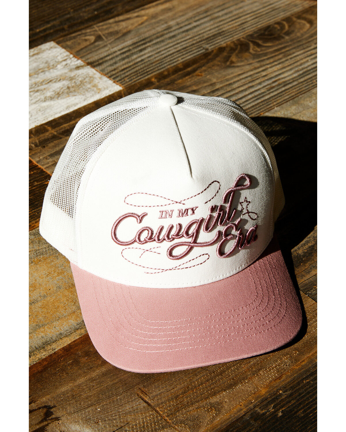 Image #1 - Shyanne Women's In My Cowgirl Era Ball Cap, White, hi-res