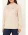Image #3 - Ariat Women's Rebar Contrast Hooded Long Sleeve Work T-Shirt, Beige, hi-res