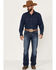 Rock 47 by Wrangler Slim Fit Bootcut Stretch Denim Jeans, Dark Medium Wash, hi-res