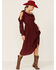 Image #1 - Shyanne Women's Floral Single-Shoulder Midi Dress, , hi-res