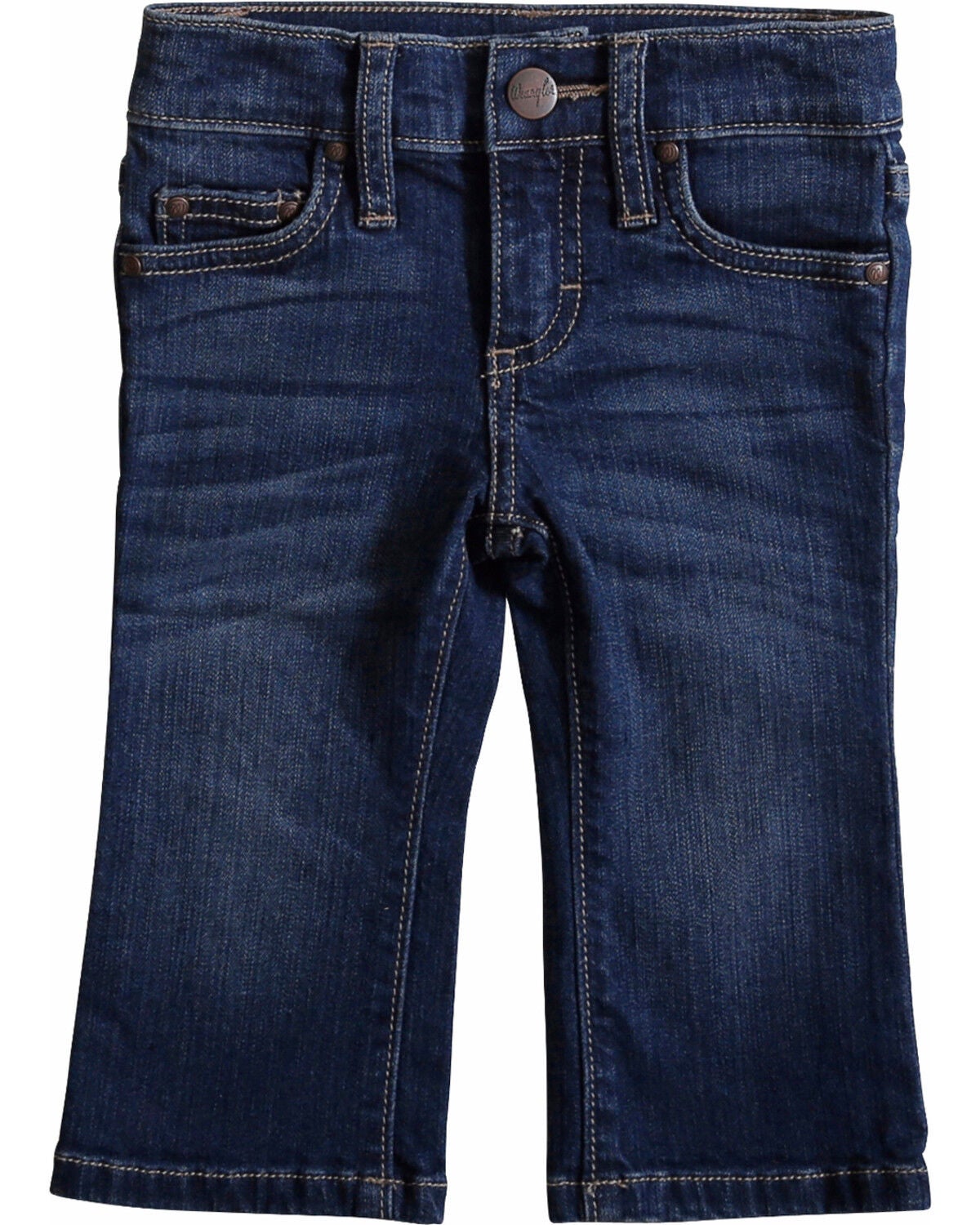 Image #2 - Wrangler Toddler Girls' Western 5 Pocket Skinny Jeans, Blue, hi-res