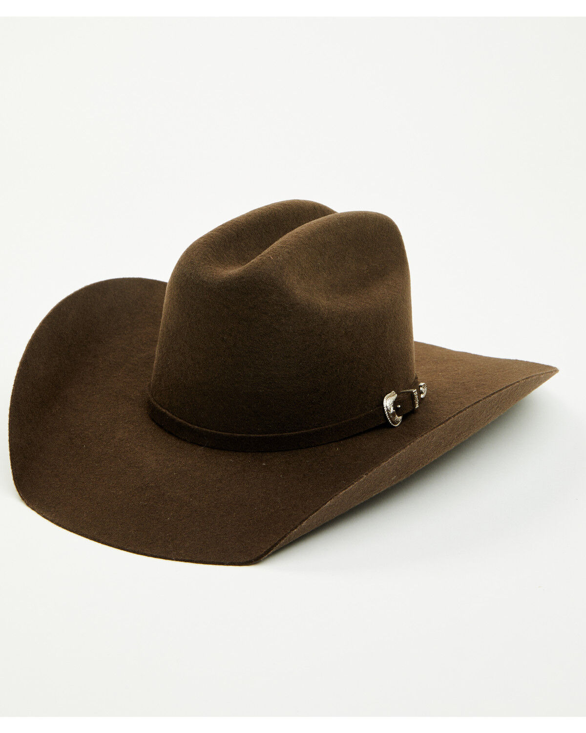 Image #1 - Stetson Kids' Giddy Up Felt Cowboy Hat, Chocolate, hi-res