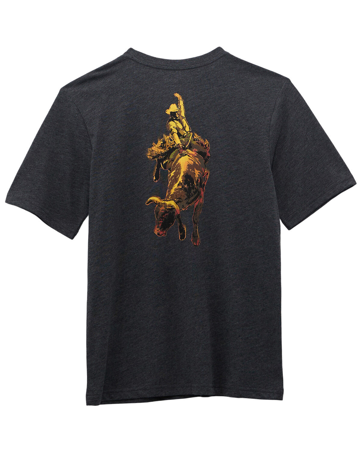 Image #1 - Wrangler Boys' Bronco Short Sleeve Graphic T-Shirt, Black, hi-res