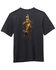Image #1 - Wrangler Boys' Bronco Short Sleeve Graphic T-Shirt, Black, hi-res