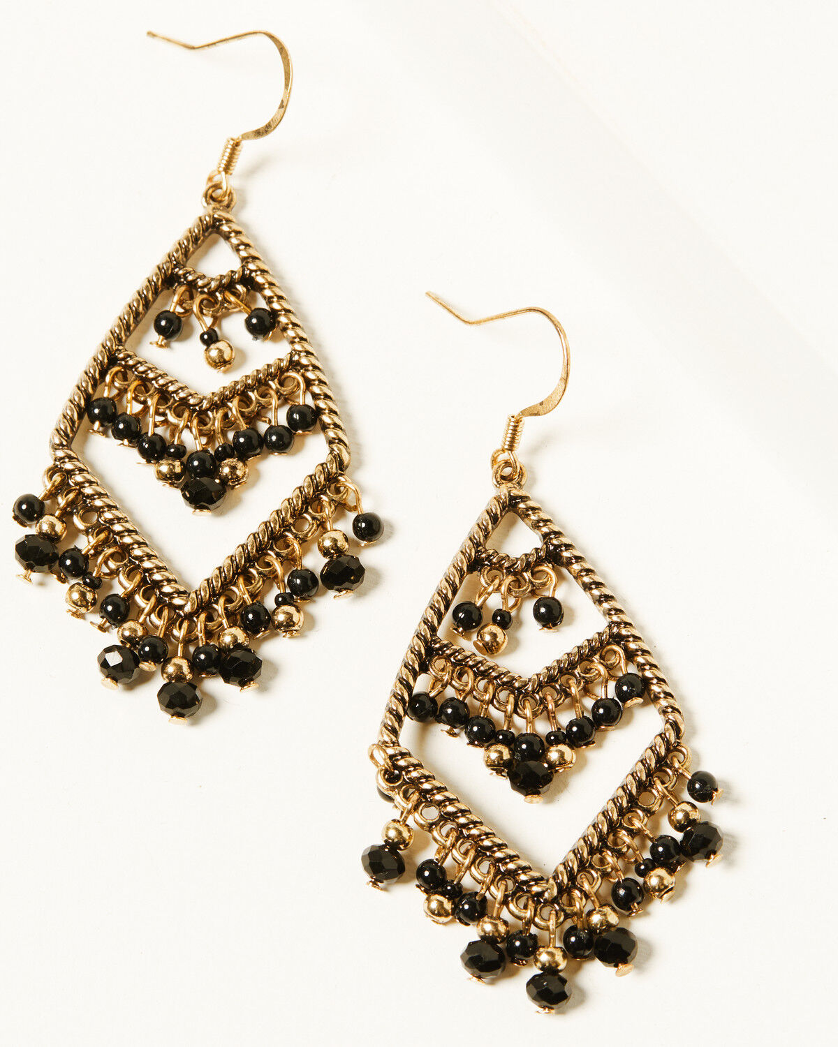 Image #1 - Shyanne Women's Moonrise Canyon Chandelier Earrings, Gold, hi-res