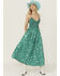 Image #2 - Free People Women's Sweet Nothings Floral Print Midi Dress, Green, hi-res