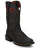 Image #1 - Justin Men's 11" Bowline Western Boots - Broad Square Toe, Black, hi-res