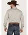 Wrangler Retro Premium Men's Solid Long Sleeve Snap Western Shirt , Grey, hi-res