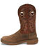 Justin Men's Rush Western Boots - Broad Square Toe, Tan, hi-res