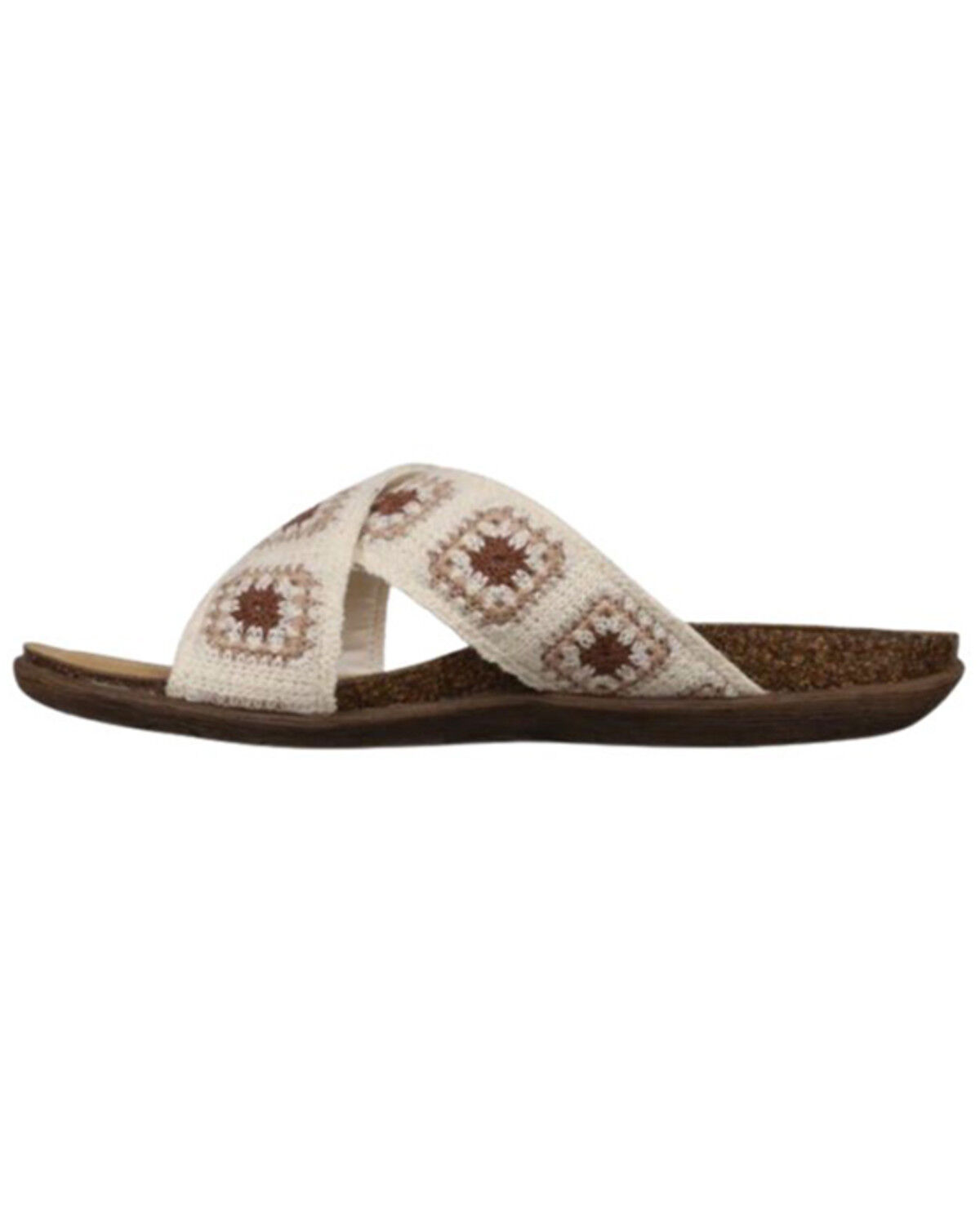 Image #3 - Mykos Women's Leyla Crossband Sandals, White, hi-res