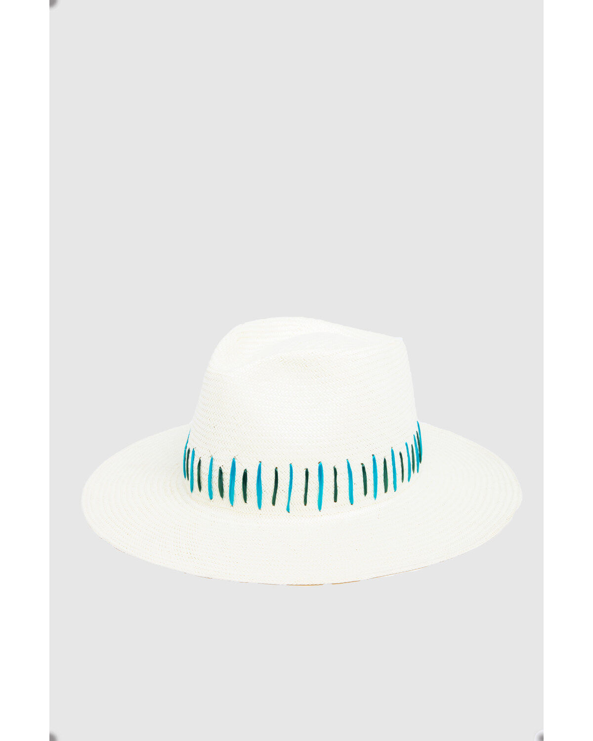 Image #2 - Nikki Beach Women's Raine Straw Fedora, Ivory, hi-res