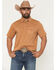 Image #1 - Kimes Ranch Men's Fluger Solid Pocket Polo, Brown, hi-res