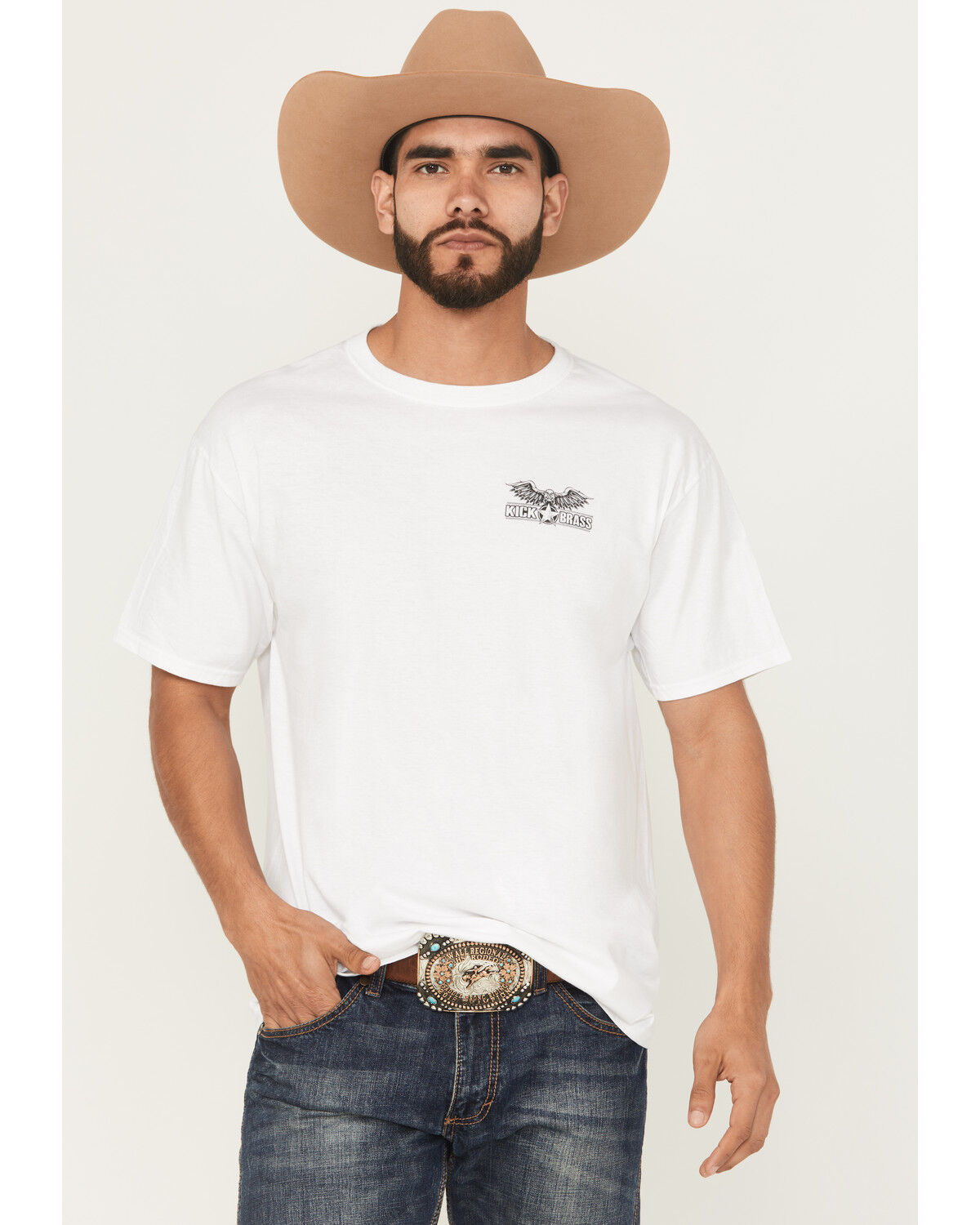 Product Name:  Kick Brass Men's Pledge Of Allegiance Short Sleeve Graphic T-Shirt