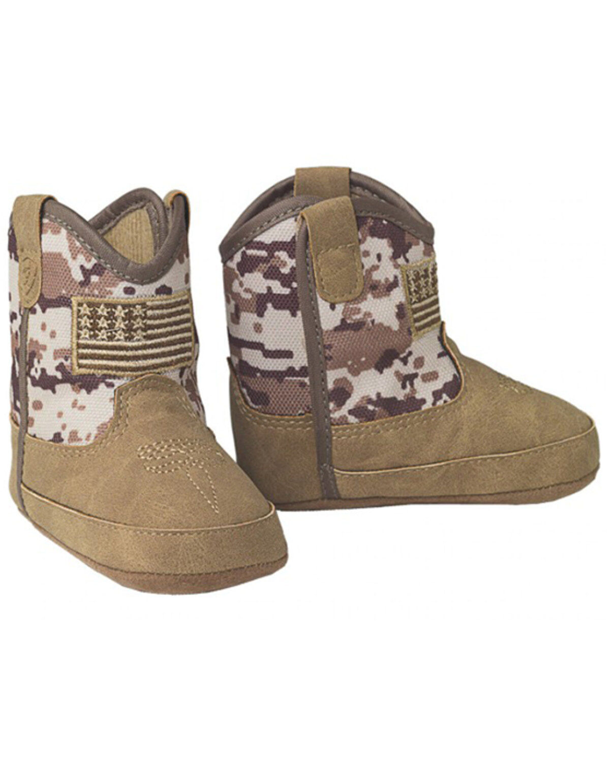 Image #1 - Ariat Infant Boys' Patriot Boots, Brown, hi-res