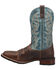 Laredo Men's Bisbee Western Boots - Broad Square Toe, Brown, hi-res