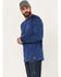 Image #2 - Ariat Men's Rebar Gridwork Long Sleeve Shirt, Blue, hi-res