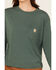 Image #3 - Carhartt Women's Tencel™ Fiber Series Logo Loose Fit Long Sleeve Work Tee, Forest Green, hi-res