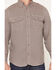 Image #3 - Forge Workwear Men's FR Tecasafe Long Sleeve Button-Down Western Shirt, Grey, hi-res