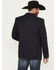 Image #4 - Panhandle Men's Tonal Plaid Print Slim Sportcoat, Black, hi-res