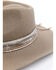 Shyanne Women's Wool Felt Paisley Bandana Western Hat, Taupe, hi-res
