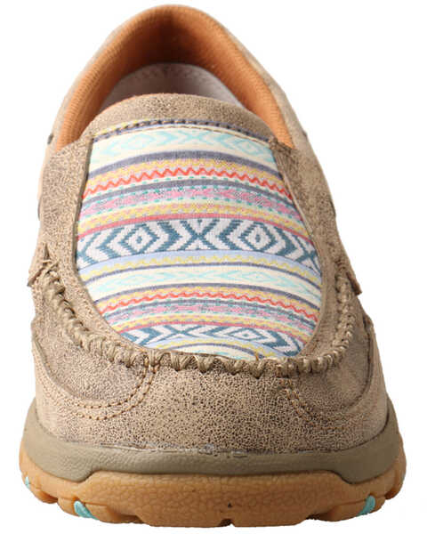 Image #5 - Twisted X Women's CellStretch Boat Shoes - Moc Toe, Tan, hi-res