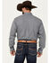 Image #4 - Cinch Men's Geo Print Long Sleeve Button-Down Western Shirt, Navy, hi-res