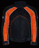 Image #4 - Milwaukee Leather Men's Combo Leather Textile Mesh Racer Jacket - 4X, Black/orange, hi-res