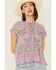 Image #3 - Johnny Was Women's Paise Blouse, Lavender, hi-res