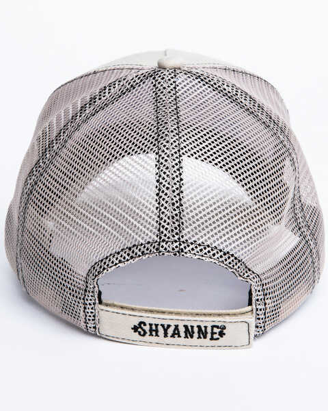Image #5 - Shyanne Women's Rodeo Y'ALL Mesh Ball Cap , Beige/khaki, hi-res
