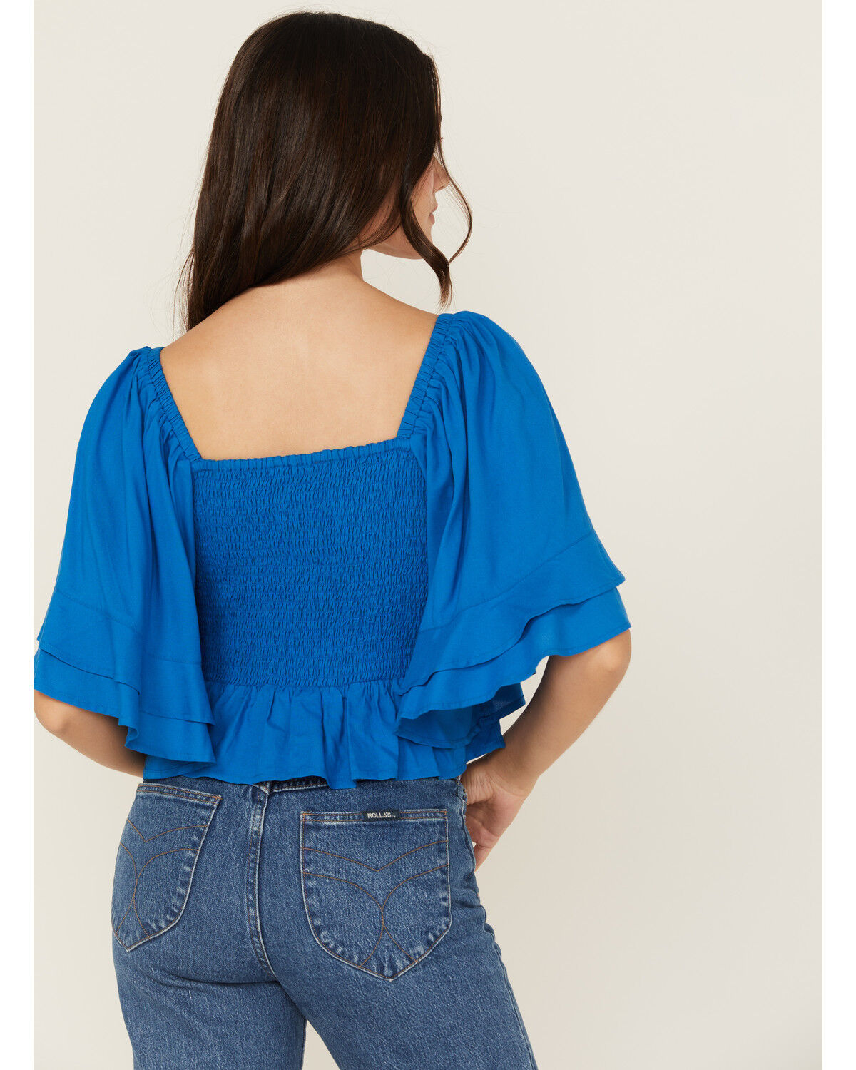 Product Name:  Shyanne Women's Ruffle Sleeve Top