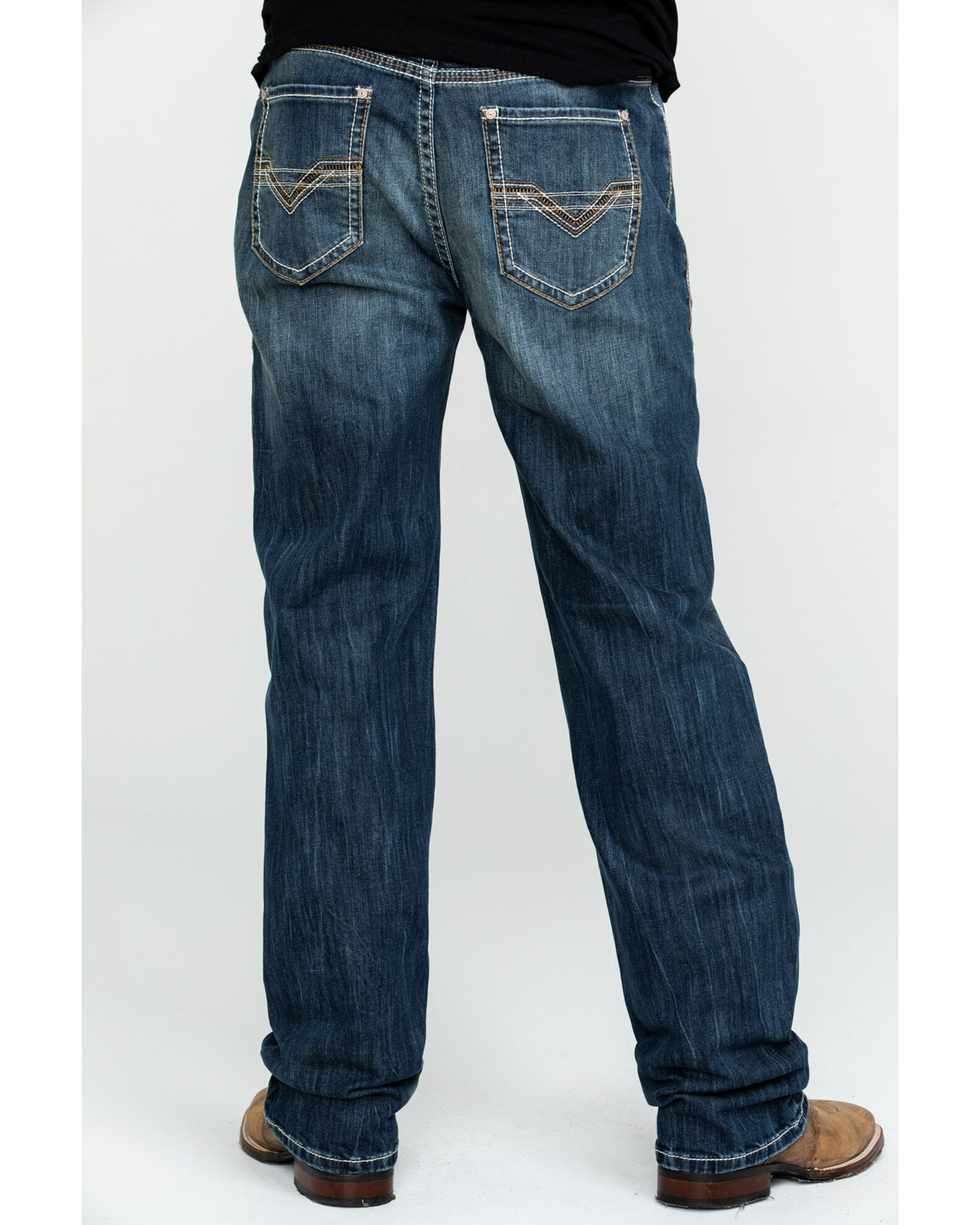 Rock and roll cowboy double barrel relaxed fit bootcut jeans cheap