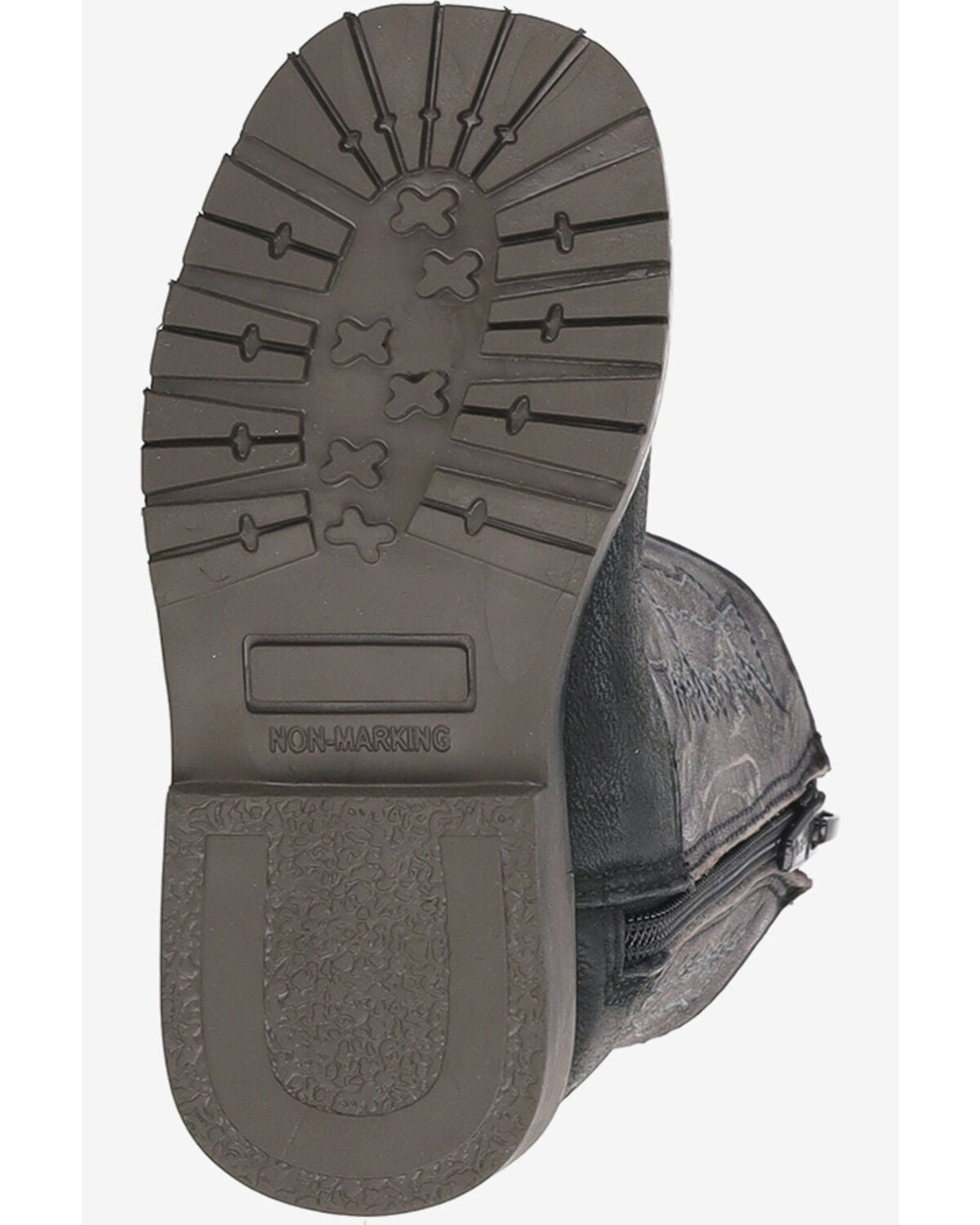 Image #5 - Smoky Mountain Infant Kids' Autry Western Boots - Broad Square Toe, Black, hi-res