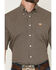 Image #3 - Cinch Men's Geo Print Short Sleeve Button-Down Western Shirt, Brown, hi-res