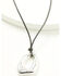 Image #1 - Shyanne Women's Molten Pendant Necklace, Silver, hi-res