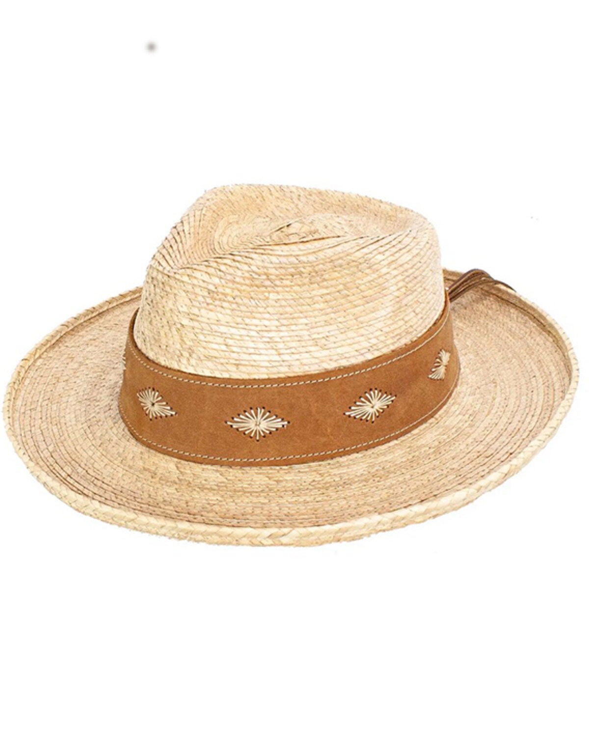 Peter Grimm Women's Aislinn Straw Western Fashion Hat, Natural, hi-res
