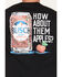 Image #4 - Men's Busch How About Them Apples Short Sleeve Graphic T-Shirt, Black, hi-res