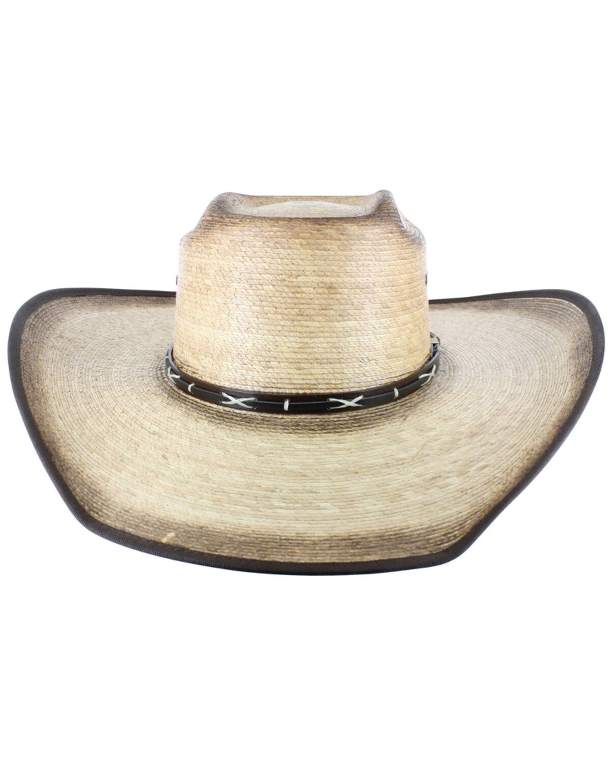 Image #2 - Cody James® Men's Palm Leaf Cowboy Hat, Natural, hi-res